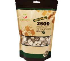 2500 Jetons en bois 1.5 cm jeux - loto - bingo - loisirs créatifs