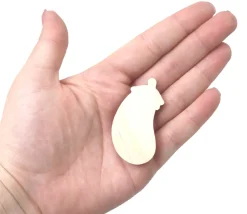 36 jetons fruits et légumes en bois naturel