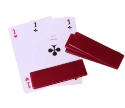 500 Jetons grands rectangles épais 6.2 x 2 cm en plastique coloré