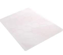 22 jetons hexagones 50 mm blancs à imprimer sur feuille prédécoupée