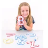 26 lettres de traçage - majuscule effaçable 11.5 cm