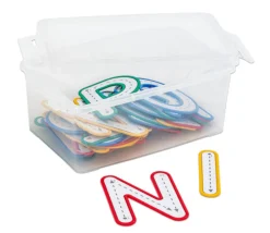 26 lettres de traçage - majuscule effaçable 11.5 cm