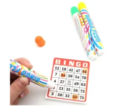 48 Marqueurs pour carton loto Bingo - 6 couleurs