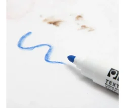 12 marqueurs textiles feutres 12 couleurs pour tissu