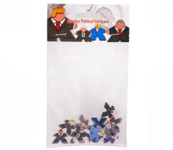 12 meeples hommes en costume plexiglas pions personnage