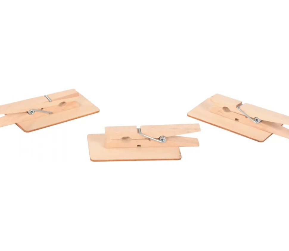 12 Mini ardoises clips pinces 7 x 4 cm