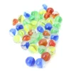 40 mini Billes verre coloré oeil de chat pour jeu 11 mm
