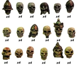 72 mini cranes à peindre de 0.5 cm