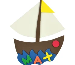 130 mini lettres en mousse fine de 1.5 cm de hauteur