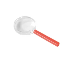 8 mini loupes colorées 10 cm