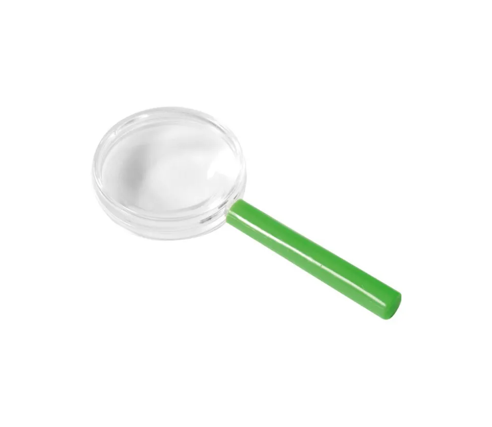 8 mini loupes colorées 10 cm