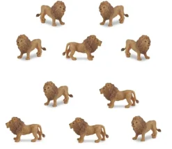 10 mini mini lions 28 x 20 x 18 mm