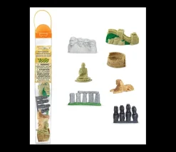 7 monuments du monde figurines jouet miniature série 2