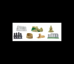 7 monuments du monde figurines jouet miniature série 2