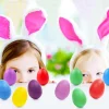 40 oeufs colorés sonores - Œufs de 5.6 cm
