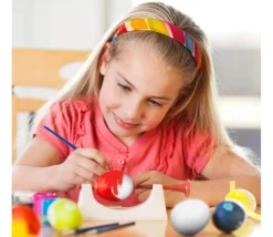 50 oeufs en polystyrène à décorer - mélange de 4 tailles