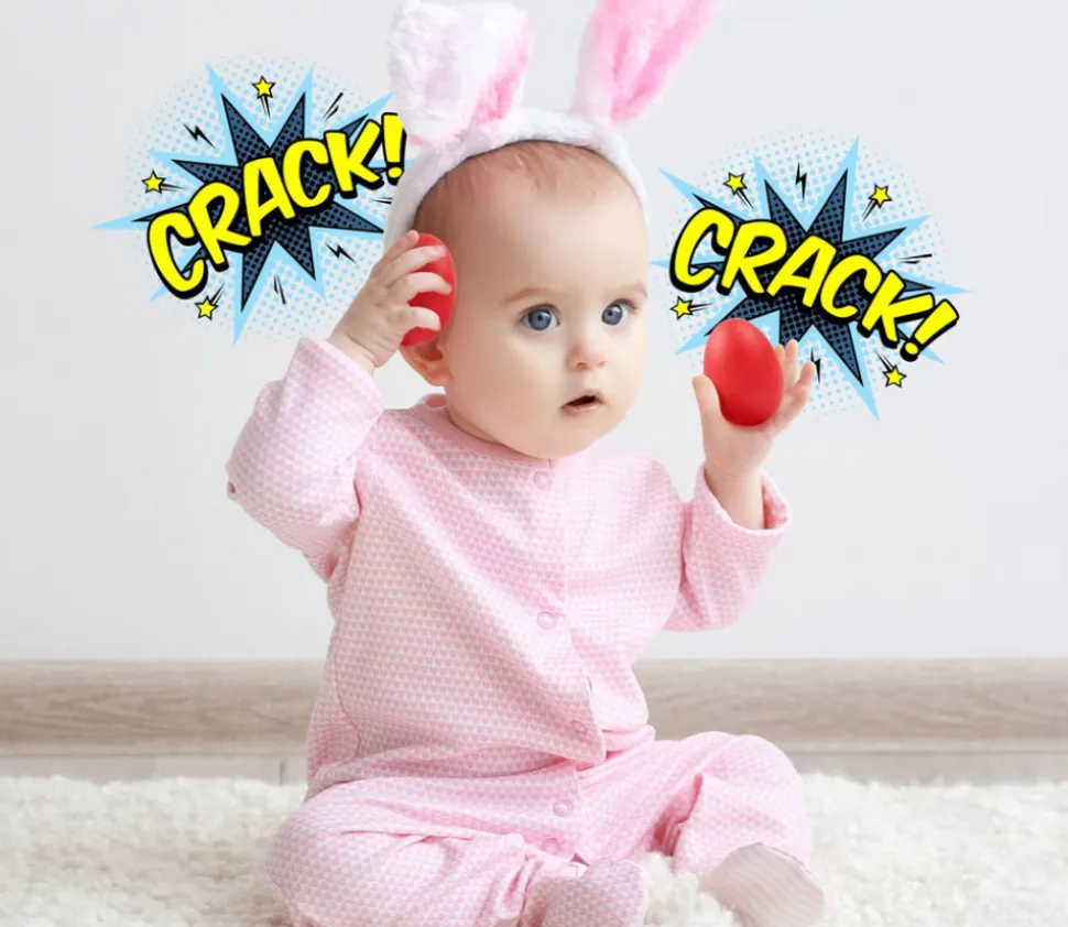 4 oeufs maracas colorés 5.7 cm