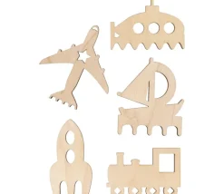 12 outils de traçage en bois formes amusantes