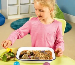 4 outils jeu motricité fine - Pince, ciseau cuillère, pince cuillère, pipette