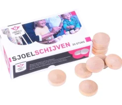 30 palets en bois brut incurvé 5,1 cm pour billard hollandais