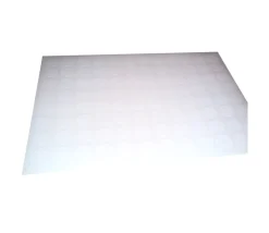 96 pastilles autocollantes blanches 15 mm