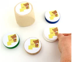 20 Pastilles rondes 50 mm autocollantes blanches étiquettes