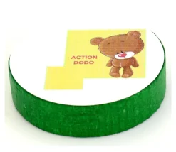 20 Pastilles rondes 50 mm autocollantes blanches étiquettes