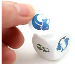 70 pastilles rondes 19 mm autocollantes blanches