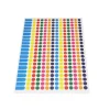 294 pastilles rondes autocollantes 8 mm en 7 couleurs