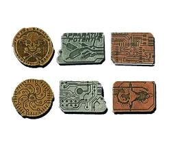 20 Pièces Cyberpunk métal Legendary