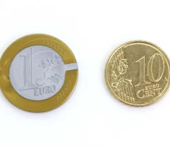 100 Pièces de 1 euro en Re-plastique monnaie factice jeu