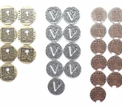 20 Pièces en métal Atlantis