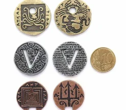 20 Pièces en métal Atlantis