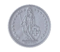 70 Pièces Franc Suisse en plastique monnaie pour jeu