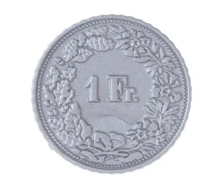 70 Pièces Franc Suisse en plastique monnaie pour jeu