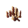 32 Pièces géantes échec en bois 17 cm