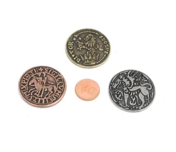 20 Pièces médiévales métal Legendary