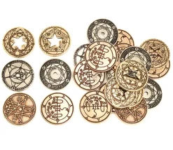 20 Pièces métal Magie Wizard Legendary