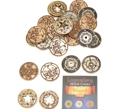 20 Pièces métal Magie Wizard Legendary