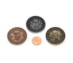 20 Pièces métal Pirates Legendary