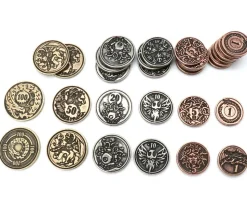 24 Pièces métal unités 1 5 10 20 50 100 CREATURE