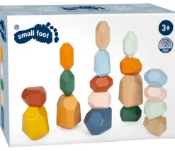 18 pierres d'équilibre en bois - jeu