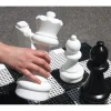 32 pions échecs géants jardin 30 cm de haut