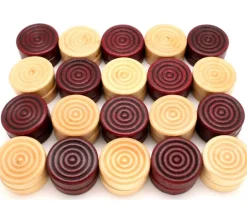 40 Pions de dames géants 4.5 cm de diamètre pour jeu