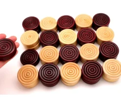 40 Pions de dames géants 4.5 cm de diamètre pour jeu