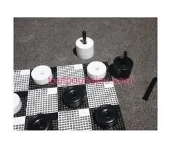 24 Pions de dames géants jardin 11 cm de diamètre