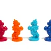 4 Pions dragons 38 x 18 mm en plastique pion de jeu