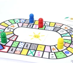 4 pions joueur droit avec boule en bois 15 x 29 mm