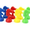 8 pions petits chevaux plastiques