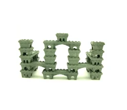 40 Pions tours de Château empilables pour jeux 28x28x20 mm